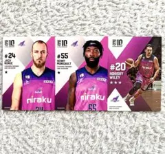 【専用】Bリーグリアルカード ★1 3枚セット 福島ファイヤーボンズのサムネイル