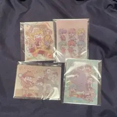 キャンドゥ おそ松さん 10周年記念 クリアカード 4枚セット
