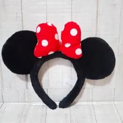 【美品】ミニー カチューシャ リボン ディズニー TDR 東京ディズニーリゾート