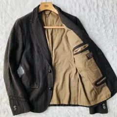 Mr.OLIVE★テーラードジャケット くるみボタン S 秋冬 ツイード