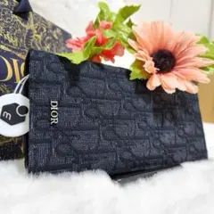 ✨新品未使用　現行　鑑定済み✨ディオール　長財布　オブリーク　トロッター