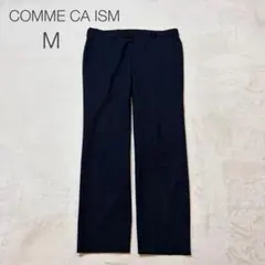 【COMME CA ISM】メンズ スラックス ネイビー シンプル カジュアル