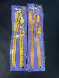Disney くまのプーさん ストラップ 2個セット
