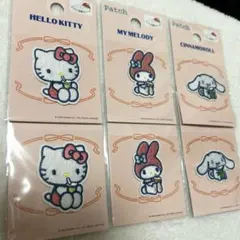 サンリオ　ワッペン　セリア　6点セット