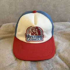 HYSTERIC GLAMOUR メッシュキャップ ホワイト/レッド/ブルー