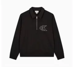 Calvin Klein Jeans スウェットハーフジッ プSサイズ