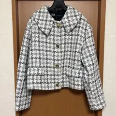 ZARA千鳥格子アウターS