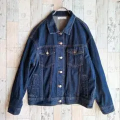 美品　フレームスレイカズン　レディースGジャン　ネイビー　Mサイズ