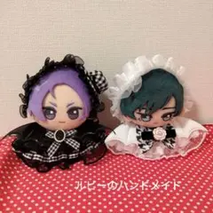 ぬい服　天使の羽　悪魔の羽スタイ　ヘッドドレス　2つセット