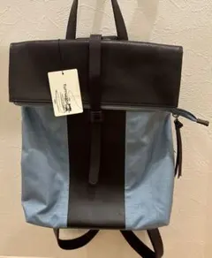 【未使用・タグ付き】tumugu工房 軽量 本革×ナイロン リュック　A4可