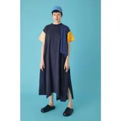 メロン様専用 HERIN.CYE ボルドー・水色 ワンピース - メルカリ