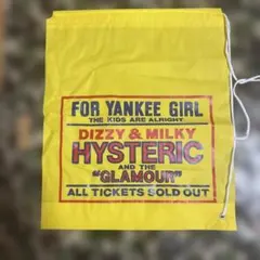 HYSTERIC GLAMOUR ショップ袋 イエロー