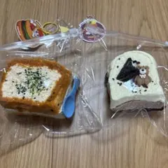 pupuland スクイーズ 2点セット　トースト　ビッグ食パンシリーズ