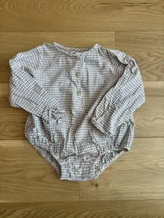 【ZARA BABY】チェック柄ロンパース 12-18MONTHS
