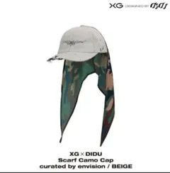 XG didu & yueqi qi scarf camo cap black - メルカリ