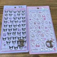 ボンボンドロップシール サンリオmini クロミ　ピンクキティ　2枚セット