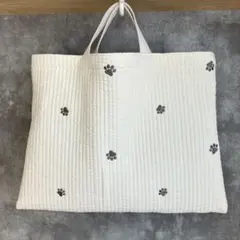 レッスンバック 肉球 ヌビ イブル 絵本バック ハンドメイド