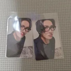 タレントカード 2枚セット メガネ