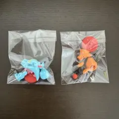 チョコエッグ　ポケモン　旅立ちの３匹　ワニノコ　ポカブ