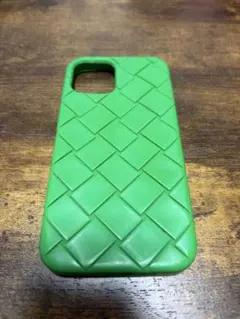 BOTTEGA VENETA グリーン iPhone12用ケース