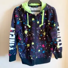 【140サイズ】 カラフル パーカー 上着 フード付き