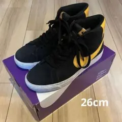 NIKE SB ZOOM BLAZER MID ブラック×ゴールド 26cm