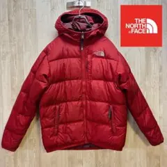 【海外限定】　ノースフェイス　レッド　キッズダウンリバーシブル　140