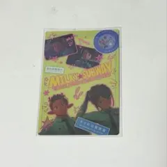 ミルキーサブウェイ　ウエハース　リョーコ　アサミ　ペアカード