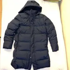 ◆美品◆　UNIQLO シームレスダウンコートMサイズ　ネイビー