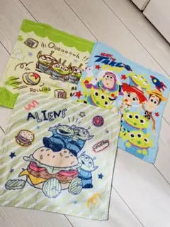 トイ・ストーリー エイリアン タオル 3枚セット