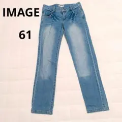 イマージュ 微ストレッチ ローライズ デニムパンツ 61（W72相当）のサムネイル