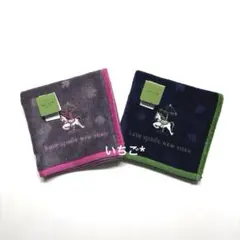 kate spade タオルハンカチ 2枚セット　⑨