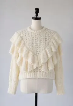 【acka】新品✨️volume frill knitのサムネイル