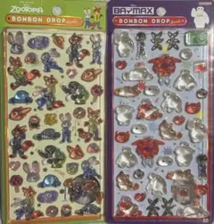ズートピア ベイマックス ボンボンドロップシール　セット