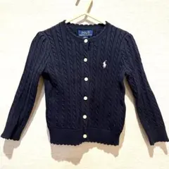 POLO ラルフローレン　紺　ネイビー　ニット　カーディガン　カーデガン　ポロ