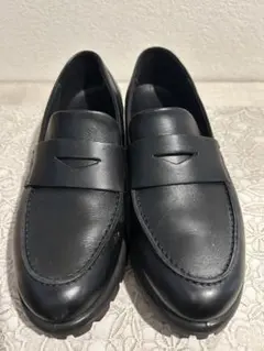 ECCOブラックレザー ローファーのサムネイル