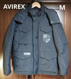 【値下げ不可・美品】AVIREX 3レイヤー トラベルジャケット【M・ブラック】のサムネイル