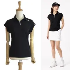 【TaylorMade】 メッシュキャップスリーブ スキッパーポロシャツ Mのサムネイル