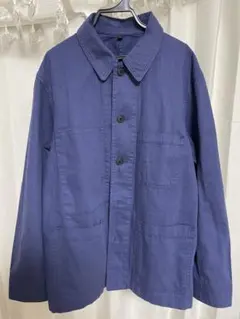 無印良品　木の実から作ったカポック混ヘリンボーン　カバーオール