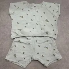 アプレレクール ワッフル 半袖パジャマ 110㎝ ペアマノン プティマイン