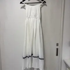 93 レディアゼル　キャミ　ワンピース　ホワイト　ライン　S