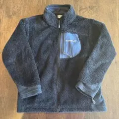 mont-bell Kid's 120 フリースジャケット ブラック