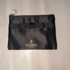 ALEXANDRE DE PARIS リボン ポーチ ブラックのサムネイル