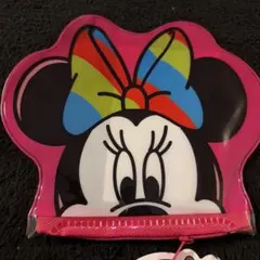 新品未使用 ミニーマウス ダイカットポーチ