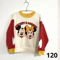 ディズニー　ミッキー &ミニー　トレーナー