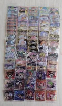 ワンピースウエハースシール86枚まとめ売り　SECあり