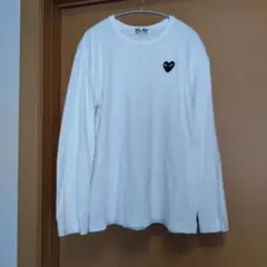 PLAY COMME des GARCONS 長袖カットソー ホワイト Lのサムネイル