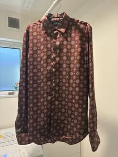 ZARA MAN ポリシャツ　長袖シャツ