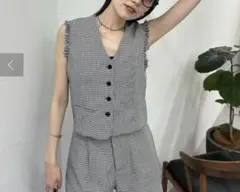 mystic ［森川企画］チェックベスト mysticチェックベスト