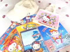 HELLO KITTYハンカチ&cap&バックset - メルカリ